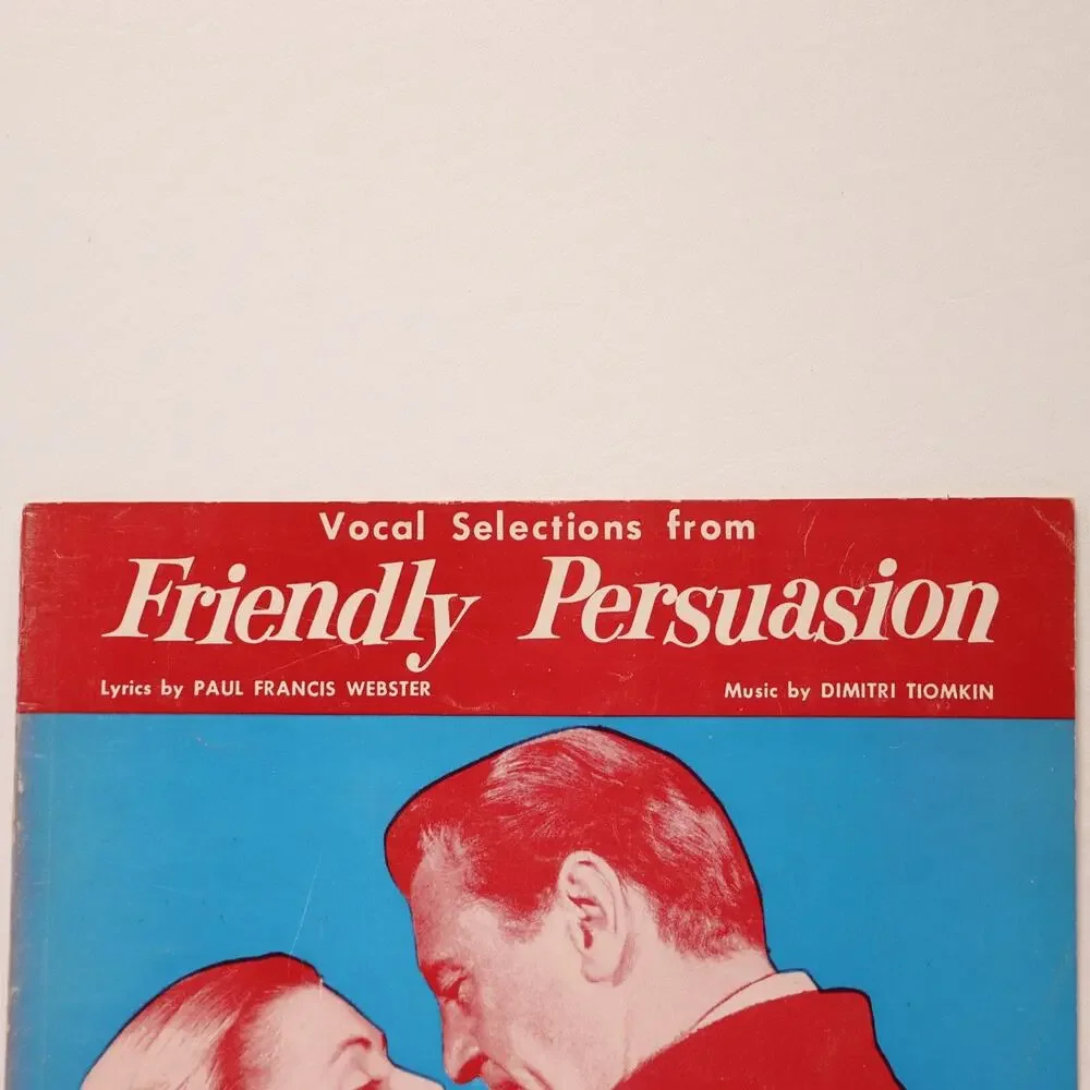 Friendly Persuasion Vocal Selection Songbook Sheet Music Collection Score Photos